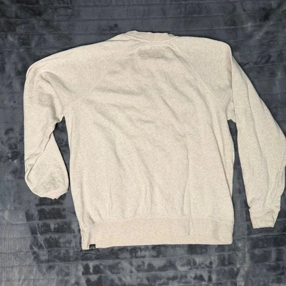 Techstyles Vail Colorado Pine Tree Graphic Sweatshirt Heather Oatmeal Mens LG - Picture 5 of 6